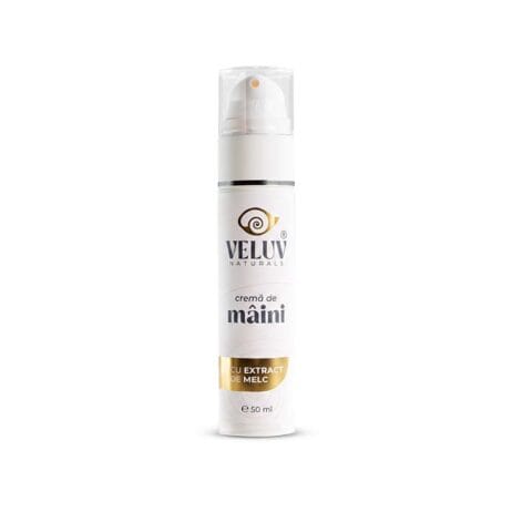 Cremă de mâini cu extract de melc Veluv Naturals 50ml tub