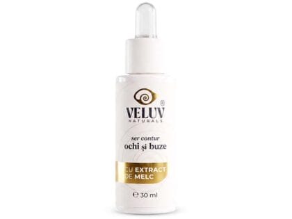 Ser contur ochi și buze cu extract de melc Veluv Naturals 30ml flacon