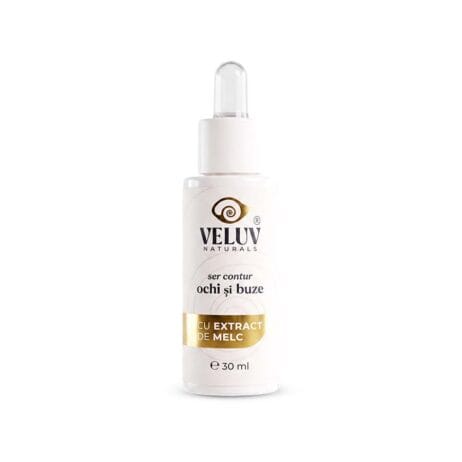 Ser contur ochi și buze cu extract de melc Veluv Naturals 30ml flacon