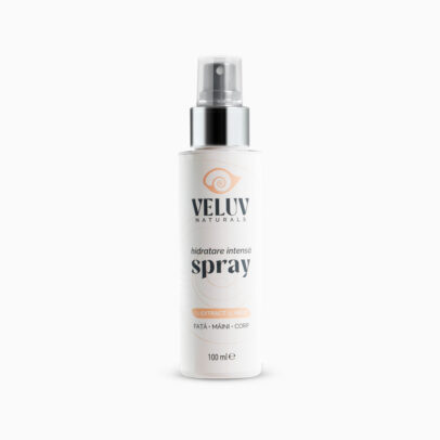 Spray hidratare intensă Veluv Naturals cu extract de melc pentru față, corp și păr